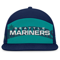 Navy/Teal Seattle Mariners Fanatics Clubhouse Splitter Snapback Hat