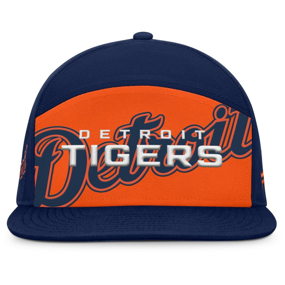 Navy/Orange Detroit Tigers Fanatics Clubhouse Splitter Snapback Hat