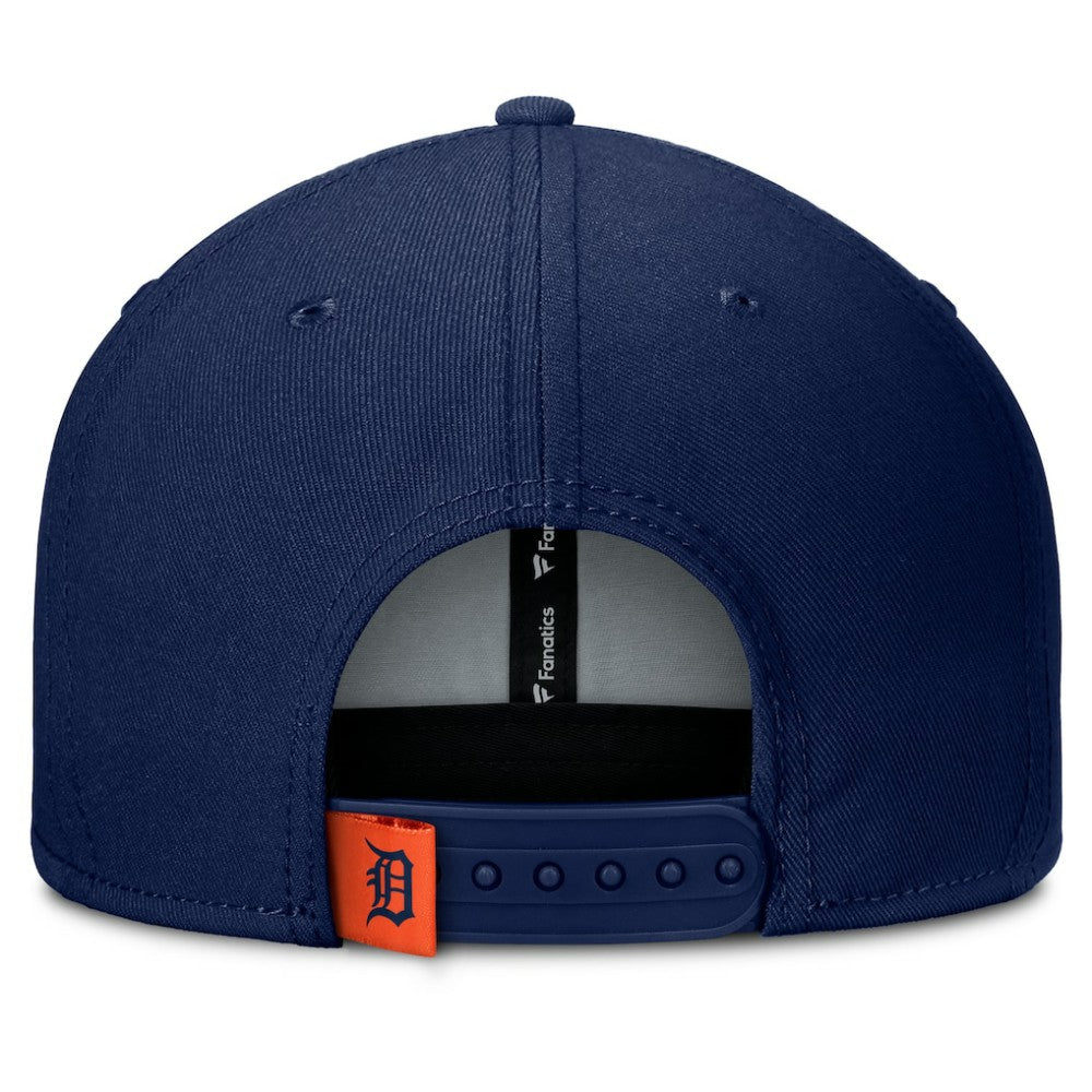 Navy/Orange Detroit Tigers Fanatics Clubhouse Splitter Snapback Hat