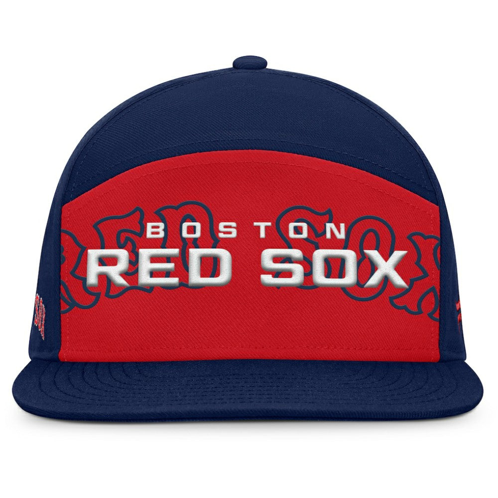 Navy/Red Boston Red Sox Fanatics Clubhouse Splitter Snapback Hat