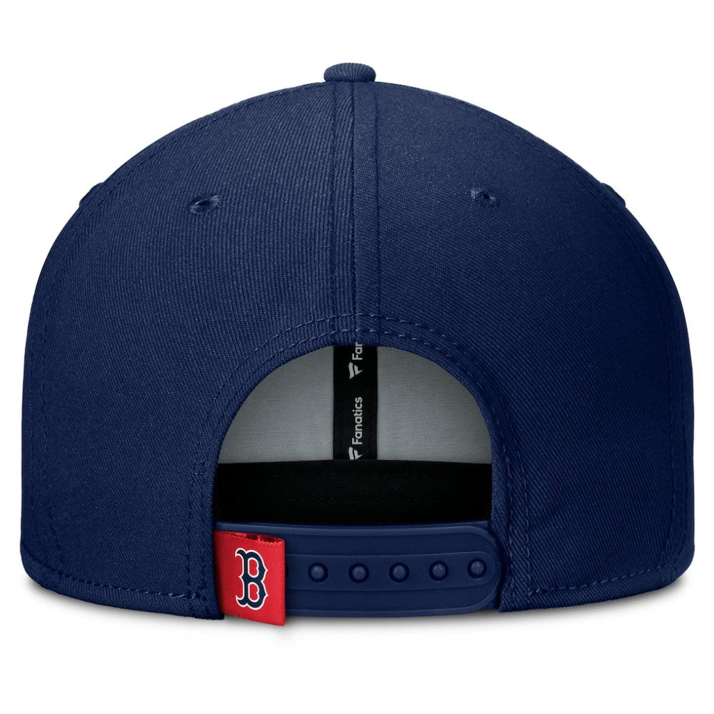 Navy/Red Boston Red Sox Fanatics Clubhouse Splitter Snapback Hat