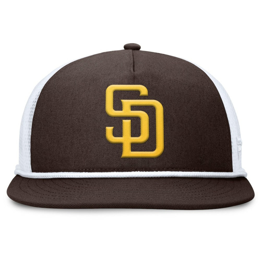 Brown/White San Diego Padres Fanatics Clubhouse Change Up Snapback Hat