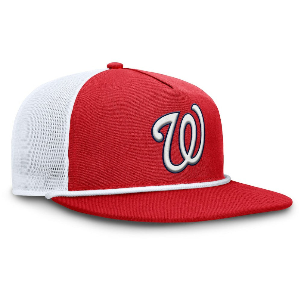 Red/White Washington Nationals Fanatics Clubhouse Change Up Snapback Hat