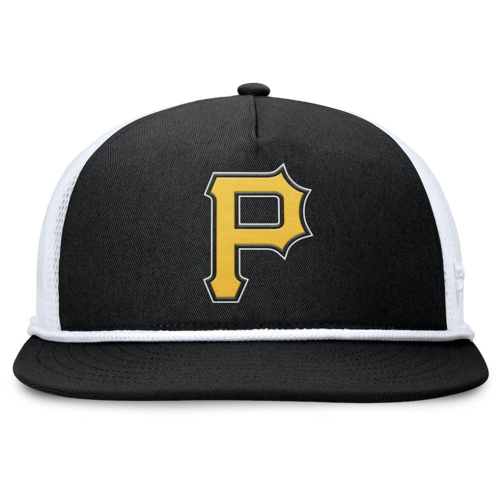 Black/White Pittsburgh Pirates Fanatics Clubhouse Change Up Snapback Hat