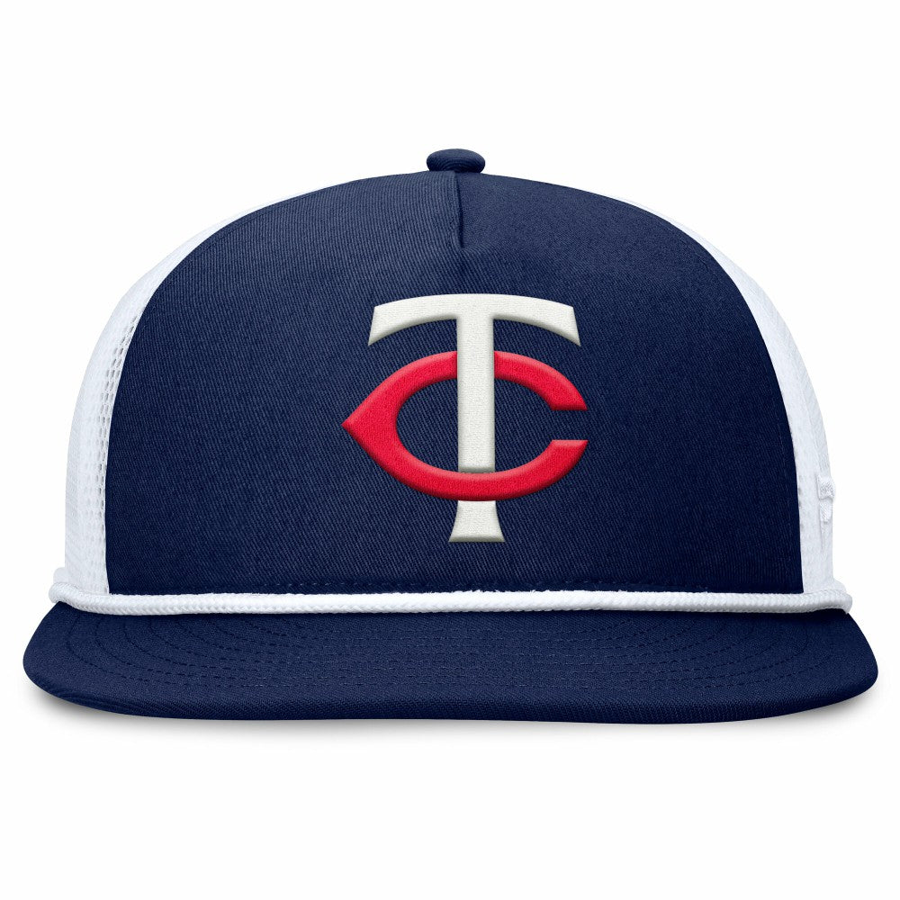 Navy/White Minnesota Twins Fanatics Clubhouse Change Up Snapback Hat