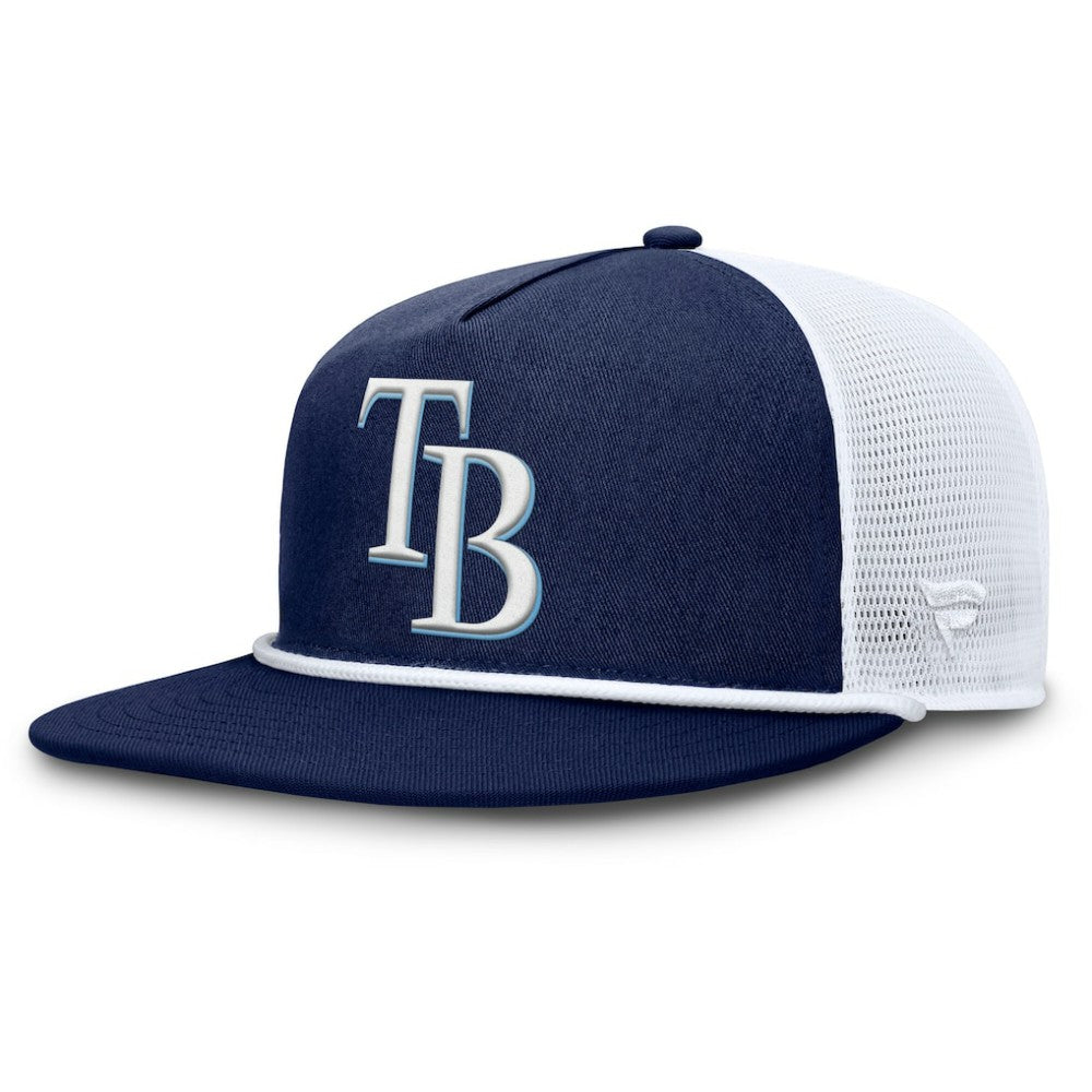 Navy/White Tampa Bay Rays Fanatics Clubhouse Change Up Snapback Hat