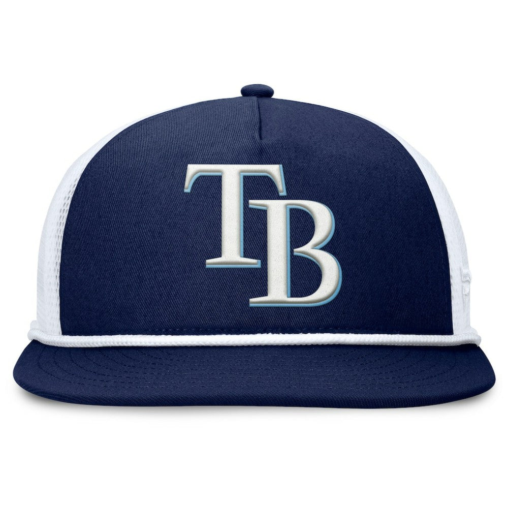 Navy/White Tampa Bay Rays Fanatics Clubhouse Change Up Snapback Hat