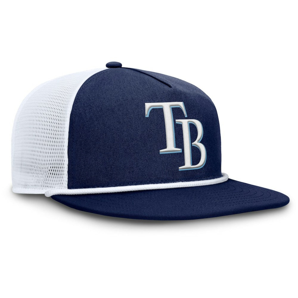 Navy/White Tampa Bay Rays Fanatics Clubhouse Change Up Snapback Hat