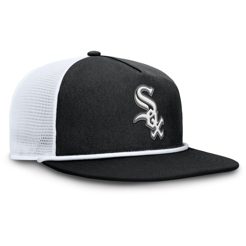 Black/White Chicago White Sox Fanatics Clubhouse Change Up Snapback Hat