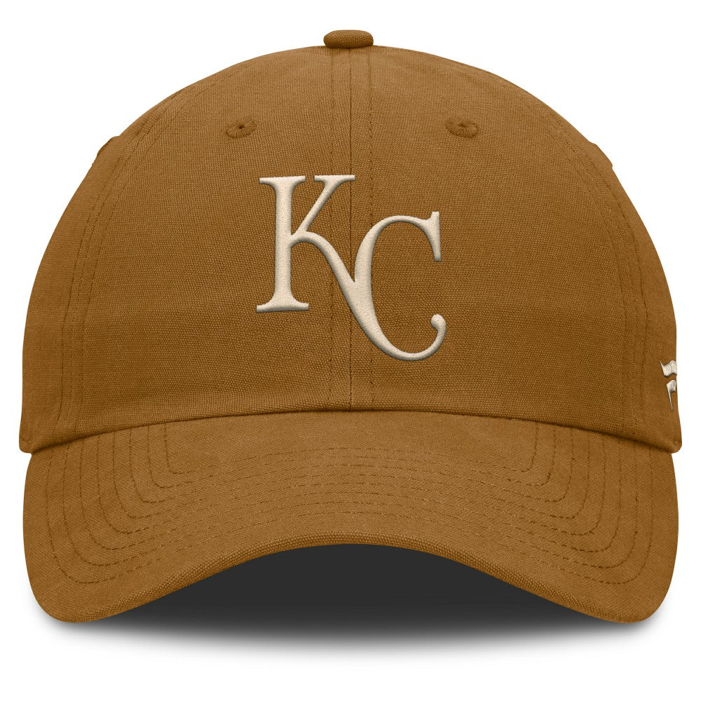 Brown Kansas City Royals Fanatics Act Natural Chopper Adjustable Hat