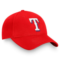 Red Texas Rangers Fanatics Core Adjustable Hat