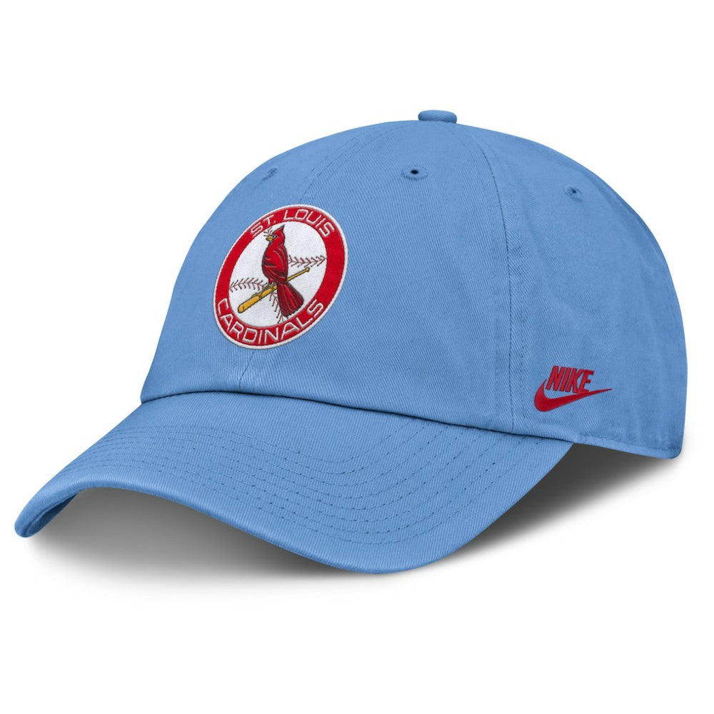Light Blue St. Louis Cardinals Nike Club Adjustable Hat