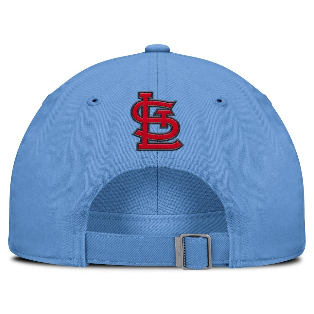 Light Blue St. Louis Cardinals Nike Club Adjustable Hat