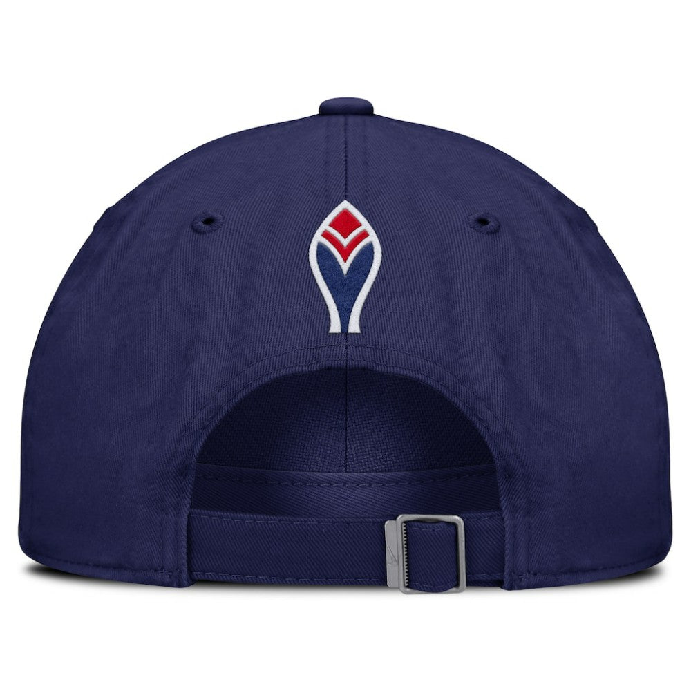 Royal Atlanta Braves Nike Club Adjustable Hat