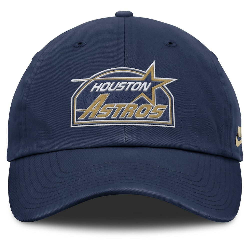 Navy Houston Astros Nike Club Adjustable Hat