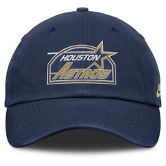 Navy Houston Astros Nike Club Adjustable Hat
