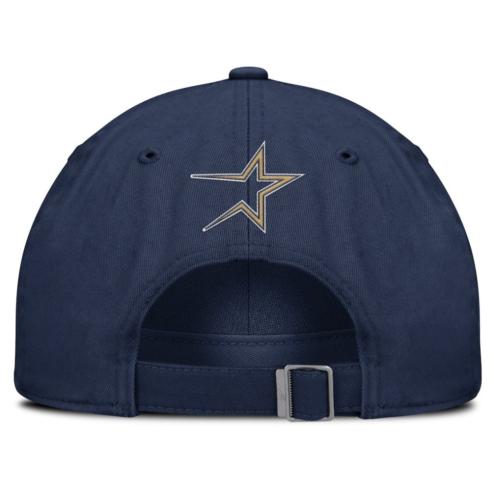 Navy Houston Astros Nike Club Adjustable Hat