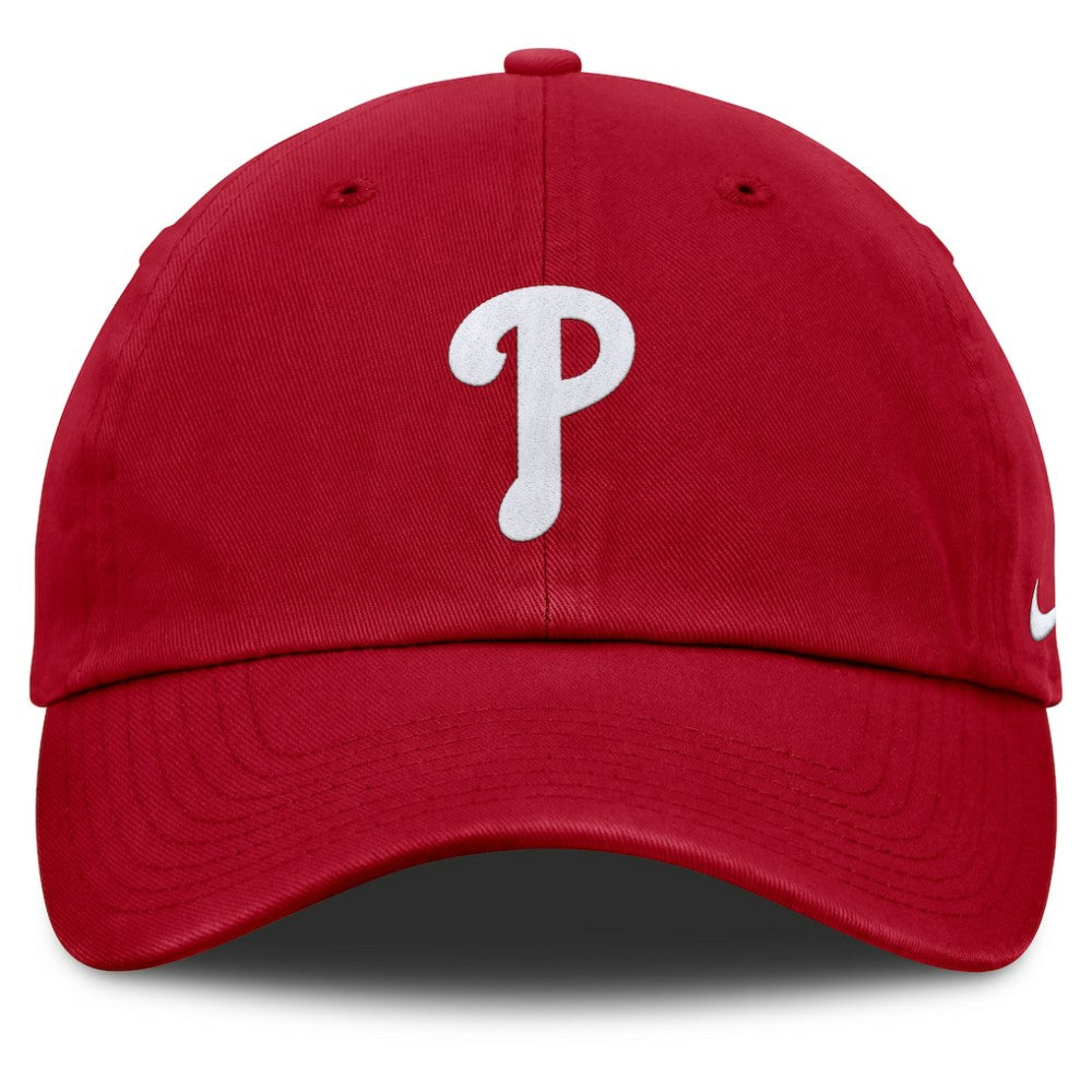 Red Philadelphia Phillies Nike Club Adjustable Hat