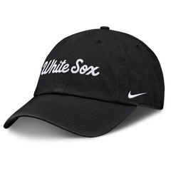 Black Chicago White Sox Nike Club Adjustable Hat
