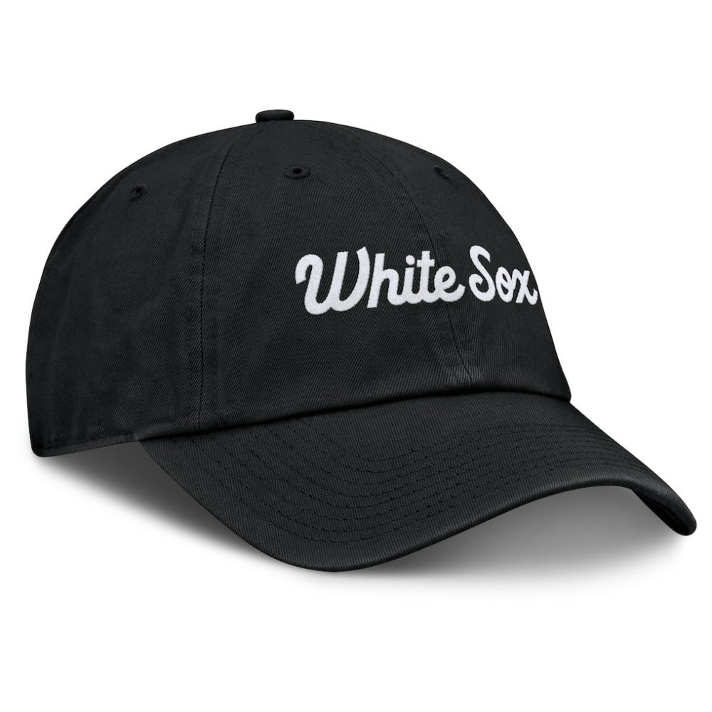 Black Chicago White Sox Nike Club Adjustable Hat