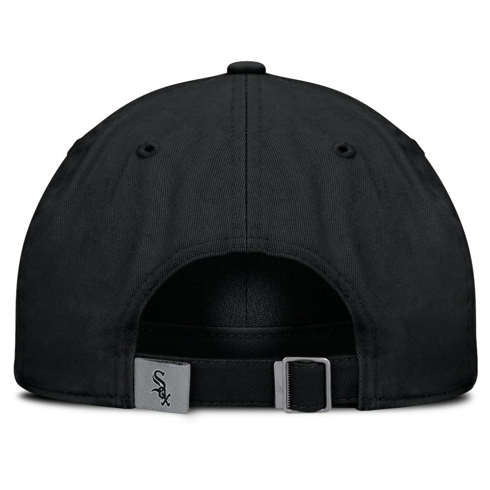Black Chicago White Sox Nike Club Adjustable Hat