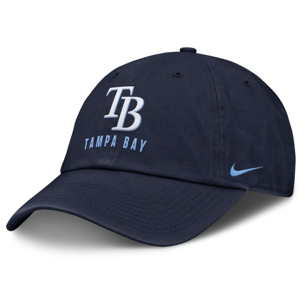 Navy Tampa Bay Rays Nike Club Adjustable Hat