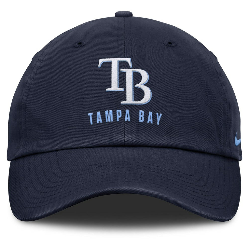 Navy Tampa Bay Rays Nike Club Adjustable Hat