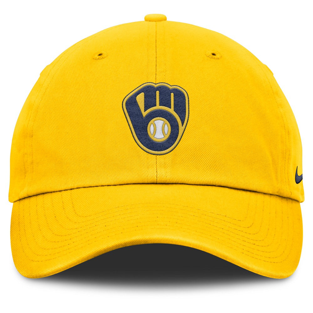 Gold Milwaukee Brewers Nike Club Adjustable Hat