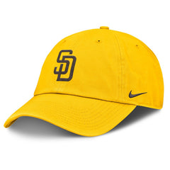 Gold San Diego Padres Nike Club Adjustable Hat
