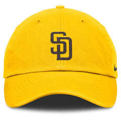 Gold San Diego Padres Nike Club Adjustable Hat