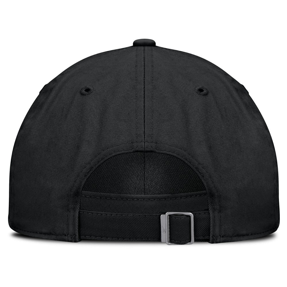 Black Miami Marlins Nike Club Adjustable Hat