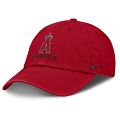 Red Los Angeles Angels Nike Club Adjustable Hat