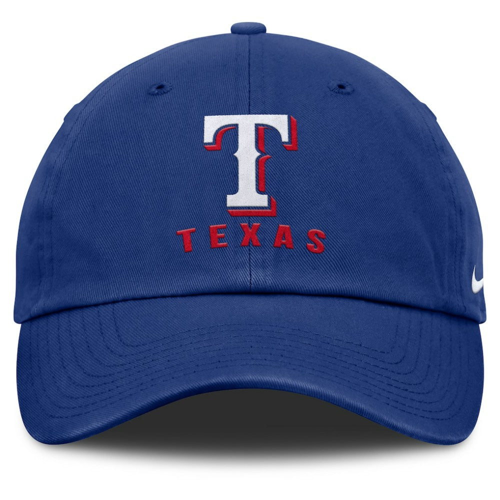 Royal Texas Rangers Nike Club Adjustable Hat