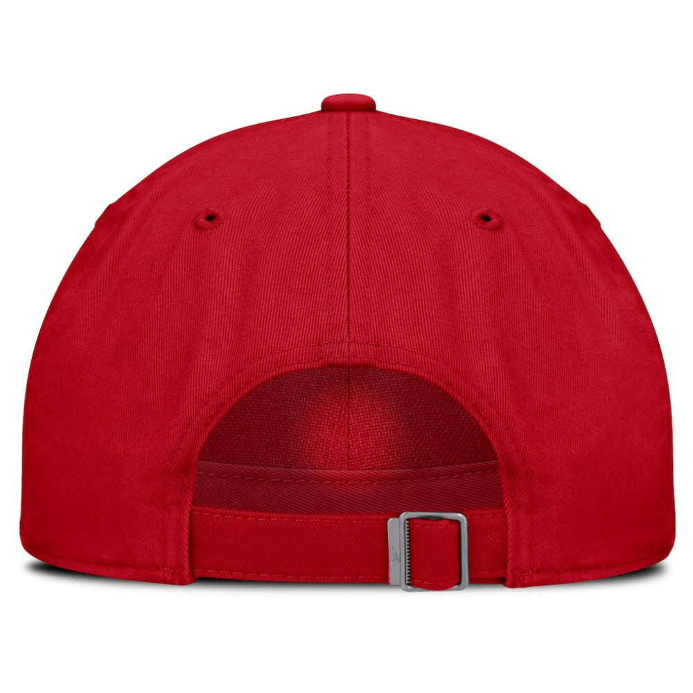 Red Washington Nationals Nike Club Adjustable Hat