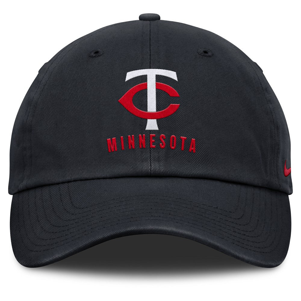 Navy Minnesota Twins Nike Club Adjustable Hat
