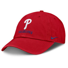 Red Philadelphia Phillies Nike Club Adjustable Hat