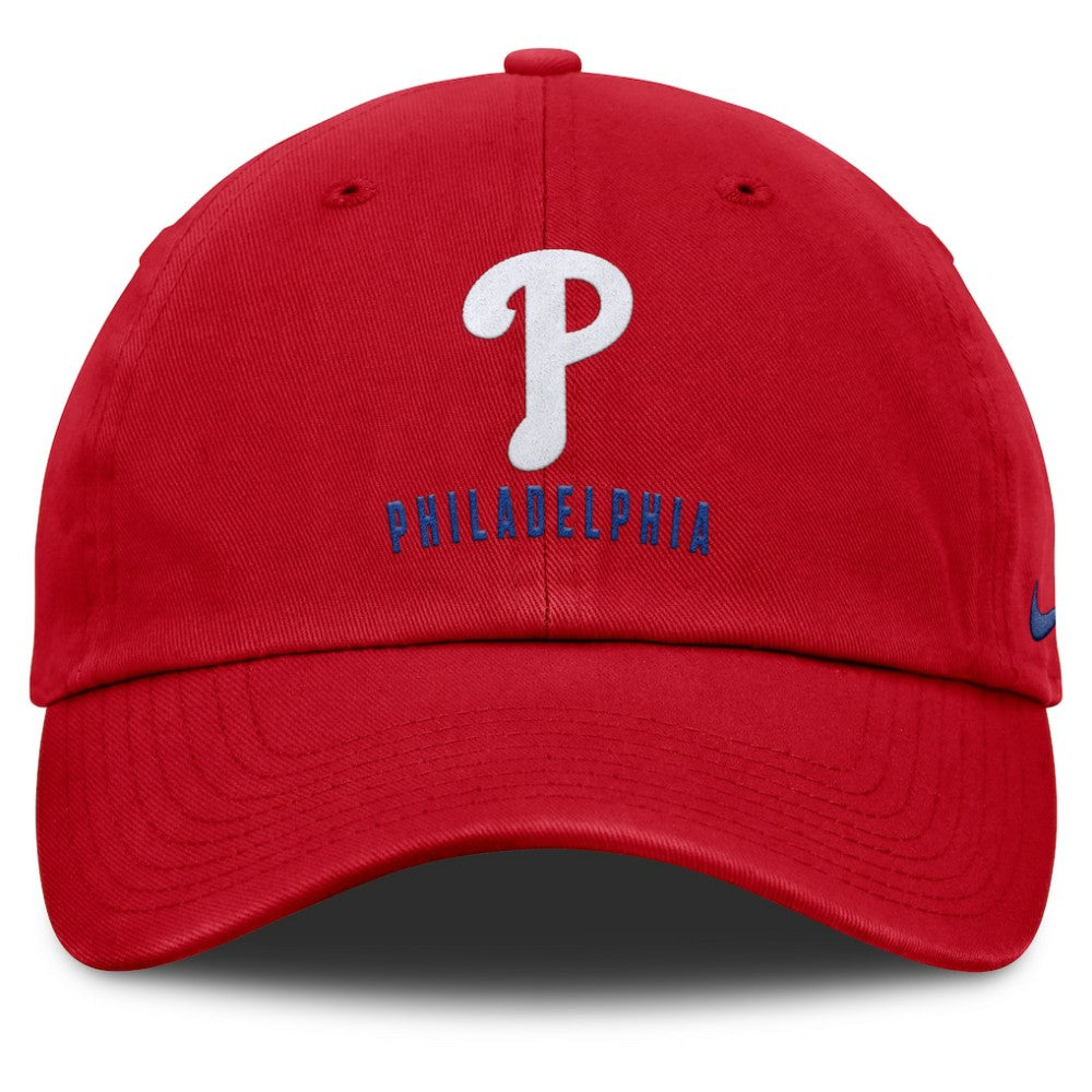 Red Philadelphia Phillies Nike Club Adjustable Hat