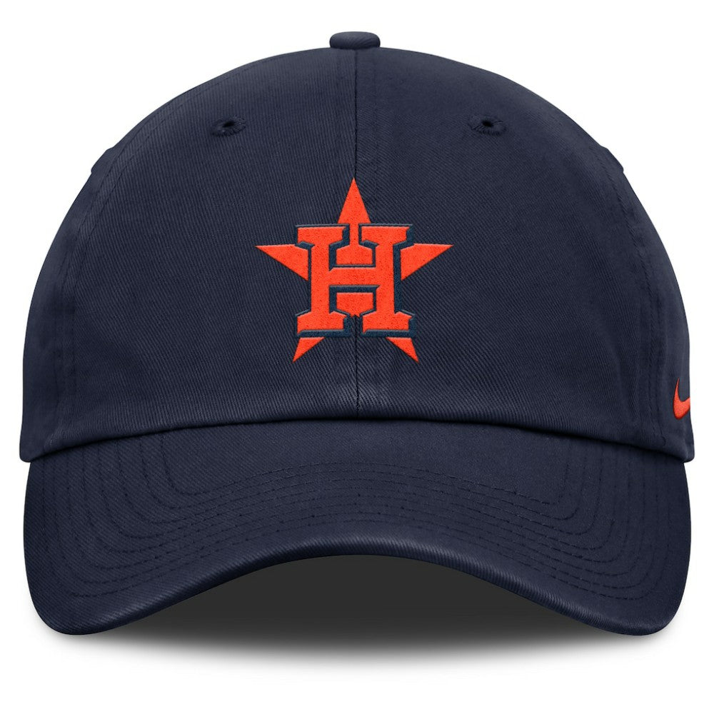 Navy Houston Astros Nike Club Adjustable Hat