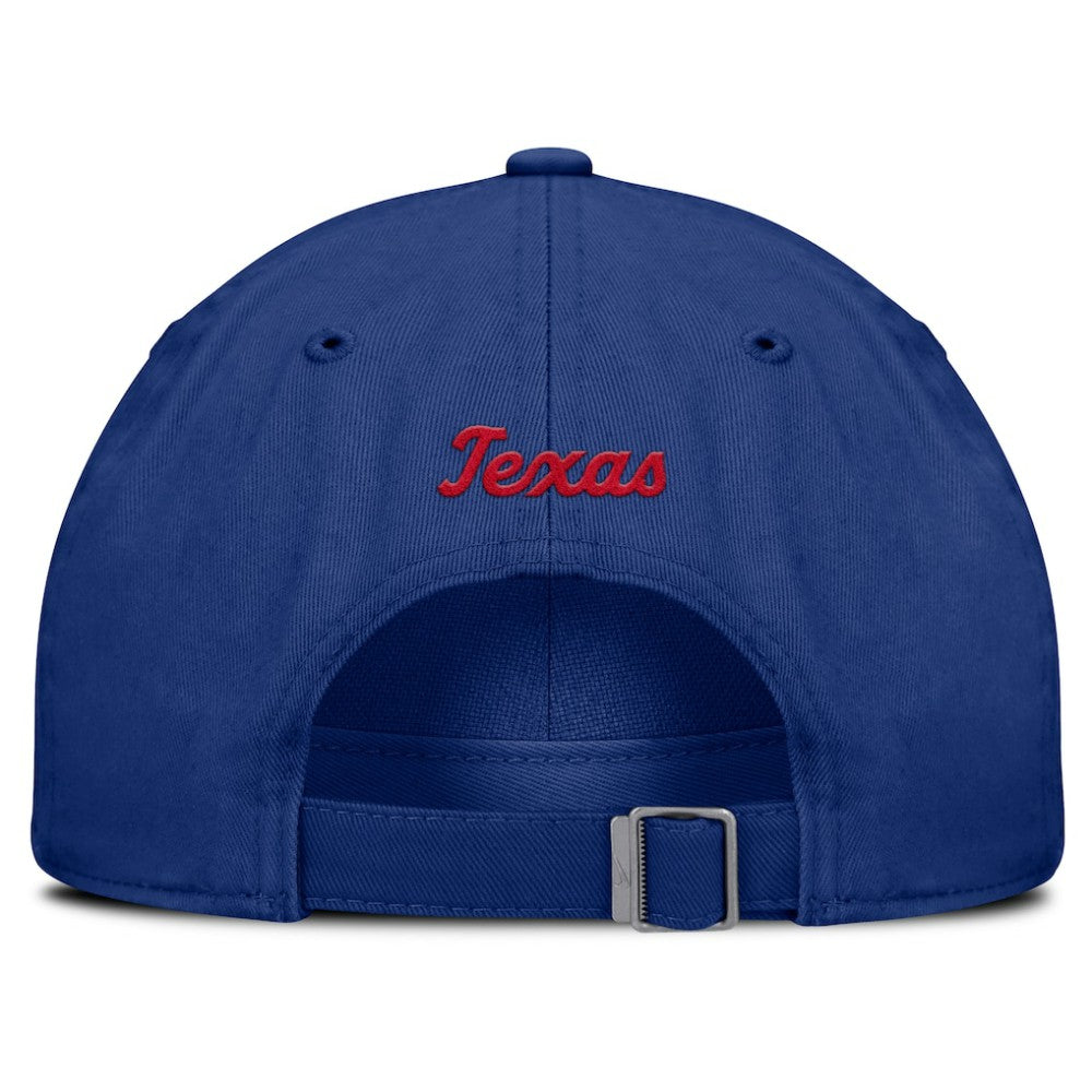 Royal Texas Rangers Nike Club Adjustable Hat