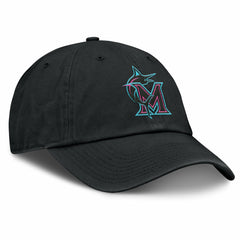 Black Miami Marlins Nike Unisex 2025 City Connect Club Adjustable Hat