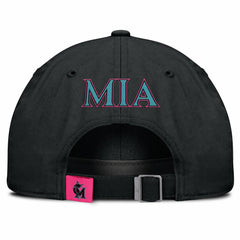 Black Miami Marlins Nike Unisex 2025 City Connect Club Adjustable Hat