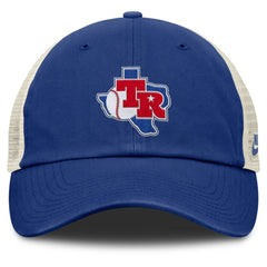 Royal/Natural Texas Rangers Nike Cooperstown Collection Club Trucker Adjustable Hat