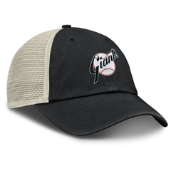 Black/Natural San Francisco Giants Nike Cooperstown Collection Club Trucker Adjustable Hat