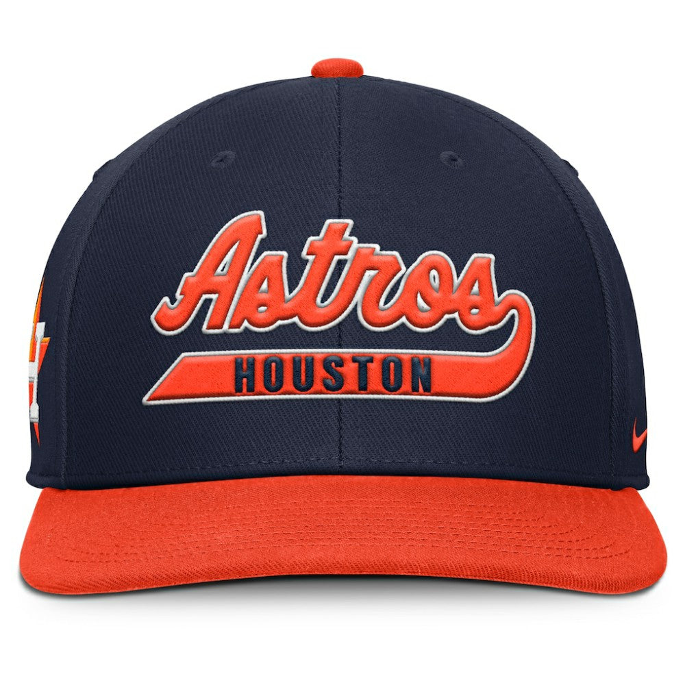 Navy/Orange Houston Astros Nike Pro Performance Snapback Hat