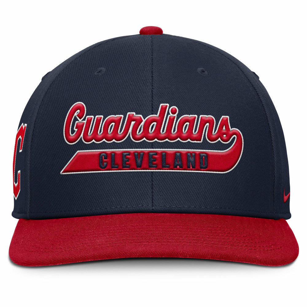 Navy/Red Cleveland Guardians Nike Pro Performance Snapback Hat