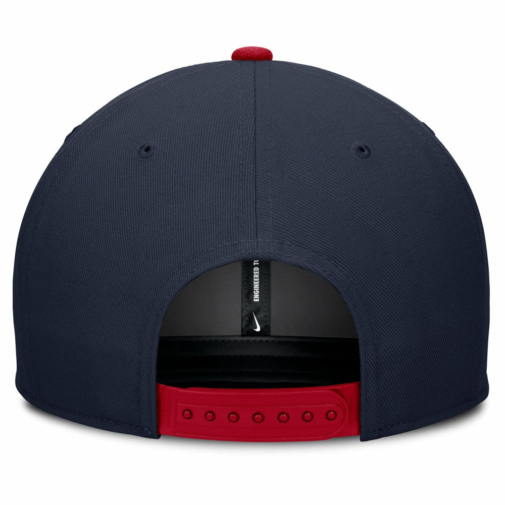 Navy/Red Cleveland Guardians Nike Pro Performance Snapback Hat