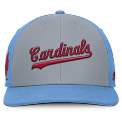 Gray/Light Blue St. Louis Cardinals Nike Pro Performance Snapback Hat
