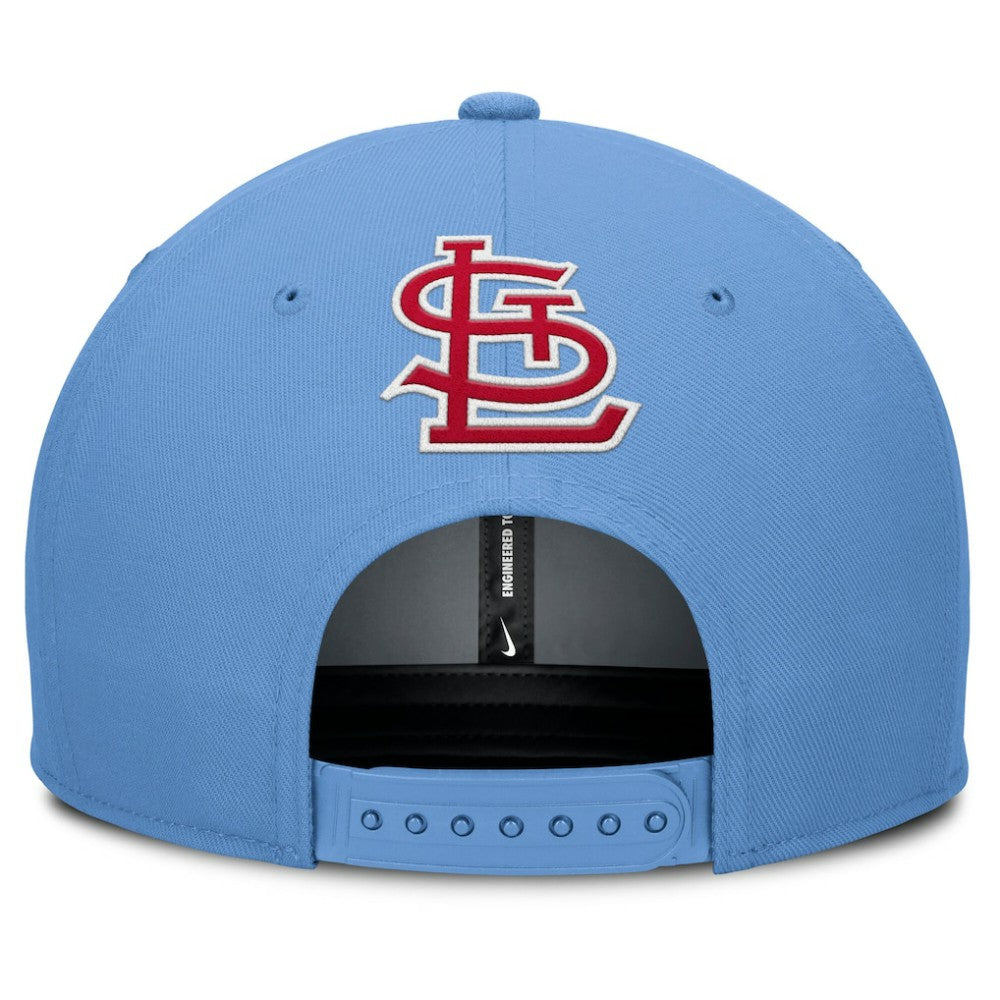 Gray/Light Blue St. Louis Cardinals Nike Pro Performance Snapback Hat