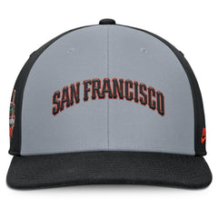 Gray/Black San Francisco Giants Nike Pro Performance Snapback Hat