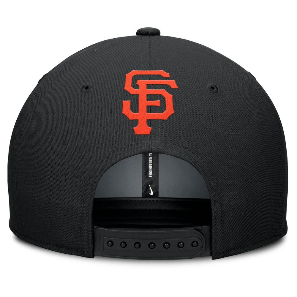 Gray/Black San Francisco Giants Nike Pro Performance Snapback Hat